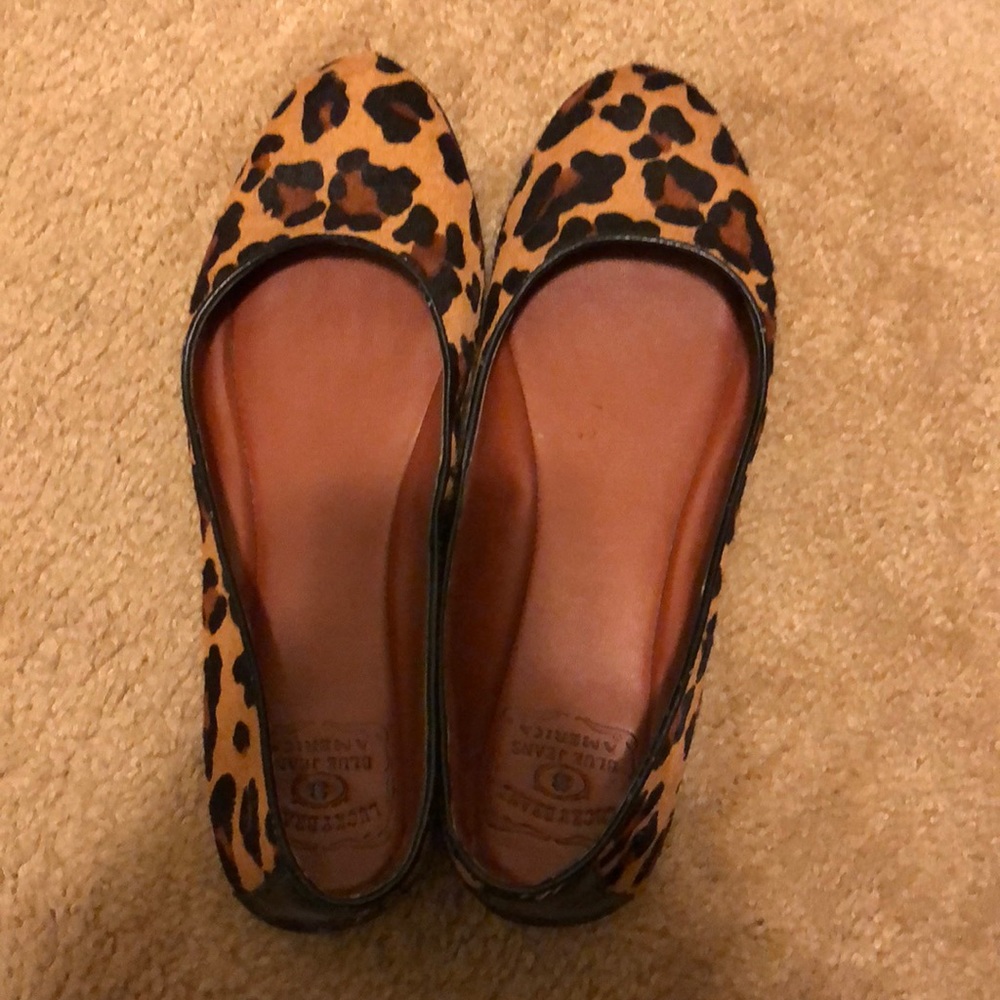Lucky brand cheetah flats